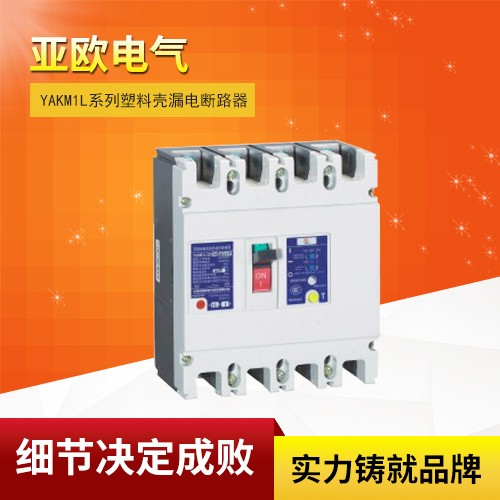 YAKM1L系列塑料壳漏电断路器